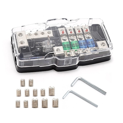 0 AWG 12V মাল্টি-ফাংশনাল মিনি ANL ফিউজ বক্স বিতরণ ব্লক যানবাহন জন্য
