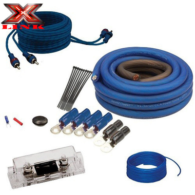 OFC কপার OR CCA 2500W 2000W 1500W অটোমোটিভ এম্প্লিফায়ার ওয়্যারিং কিট