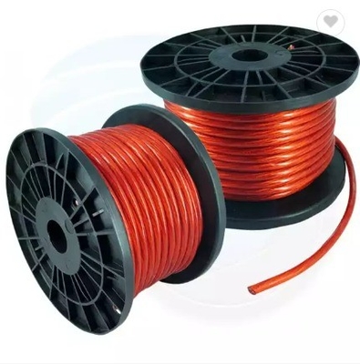 Twisted Pair Frost Red Black 1/0 Gauge Amplifier Power Ground Wire 0 GA ব্যাটারি ক্যাবল