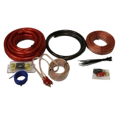 পিভিসি জ্যাকেট 0 4 8 10awg Gauge অটো কার এম্প্লিফায়ার এম্প্লিফায়ার ওয়্যারিং কিট আরসিএ সংযোগকারী প্রকারের সাথে