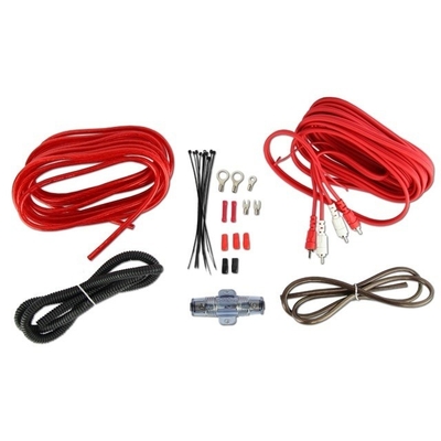 পিভিসি জ্যাকেট 0 4 8 10awg Gauge অটো কার এম্প্লিফায়ার এম্প্লিফায়ার ওয়্যারিং কিট আরসিএ সংযোগকারী প্রকারের সাথে