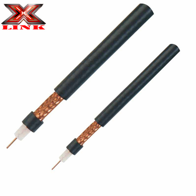 20 AWG সলিড কপার RG-59 বিএনসি সংযোগকারী এবং 18/2 পাওয়ার ক্যাবল সহ সমাক্ষ সিসিটিভি তারের