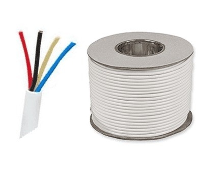 পিভিসি ইনসুলেটেড কপার মাল্টি কোর 4 কোর 24AWG ফায়ার অ্যালার্ম ক্যাবল ওয়্যার সিকিউরিটি সিস্টেমের জন্য