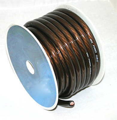 পিভিসি জ্যাকেট ওএফসি সিসিএ 2/0awg 1/0awg 2awg 4awg পিভিসি নিরোধক সহ গাড়ি অডিও এম্প্লিফায়ার পাওয়ার ক্যাবল