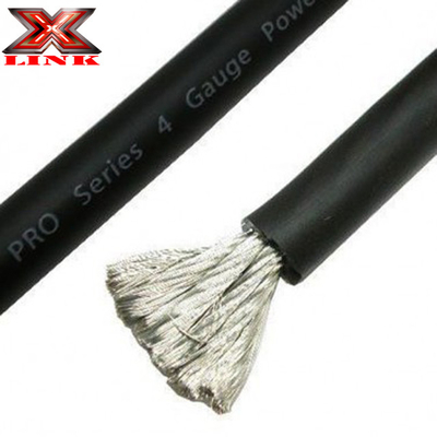 পিভিসি জ্যাকেট ওএফসি সিসিএ 2/0awg 1/0awg 2awg 4awg পিভিসি নিরোধক সহ গাড়ি অডিও এম্প্লিফায়ার পাওয়ার ক্যাবল