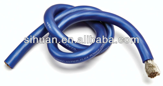 পিভিসি জ্যাকেট ওএফসি সিসিএ 2/0awg 1/0awg 2awg 4awg পিভিসি নিরোধক সহ গাড়ি অডিও এম্প্লিফায়ার পাওয়ার ক্যাবল