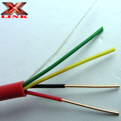 24AWG স্ট্র্যান্ডড সিসিএ কপার স্কিলড সিকিউরিটি ক্যাবল নির্মাণের মধ্যে অগ্নি বিপদাশঙ্কা জন্য