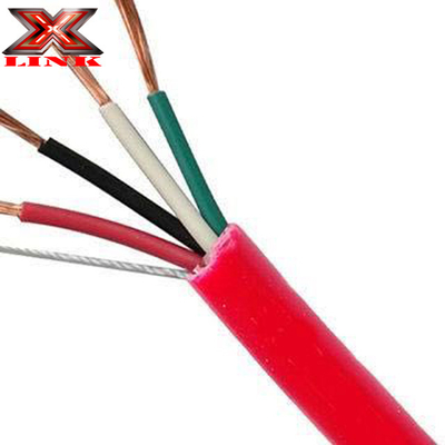 24AWG স্ট্র্যান্ডড সিসিএ কপার স্কিলড সিকিউরিটি ক্যাবল নির্মাণের মধ্যে অগ্নি বিপদাশঙ্কা জন্য
