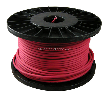 টিনযুক্ত CCA 18 AWG 2/C সলিড FPLR ফায়ার অ্যালার্ম ক্যাবল 1000 Ft রেড কপার কন্ডাক্টর স্কিলিং