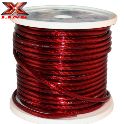নরম পিভিসি জ্যাকেট 20mm2 35mm2 50mm2 16mm2 10mm2 অটো অডিওর জন্য এম্প্লিফায়ার পাওয়ার ওয়্যার ক্যাবল