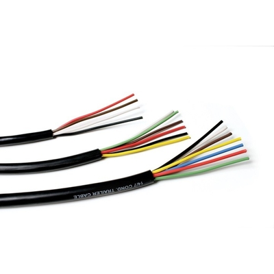 অ্যানিল্ড কপার কন্ডাক্টর 12V 36V ম্যাক্স 14 গজ 7 ওয়ে এক্সটেনশন আরভি ট্রেলার তারের তারের