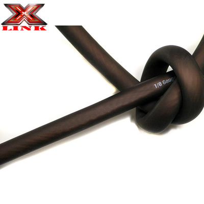 1/0 Gauge 0 AWG রেড পাওয়ার গ্রাউন্ড ক্যাবল অ্যাডভান্সড কার অডিও সিস্টেমের জন্য কপার কন্ডাক্টর