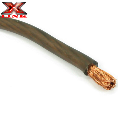 নরম পিভিসি জ্যাকেট 4/0 3/0 2/0 GAUGE AWG ফ্রস্টড কালার কার অডিও ওএফসি পাওয়ার ওয়্যার তারের