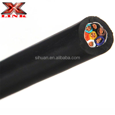 শিল্প 7 কন্ডাক্টর ট্রেলার তারের 10-12-14 AWG GPT নরম পিভিসি জ্যাকেট রঙ কোডযুক্ত তার