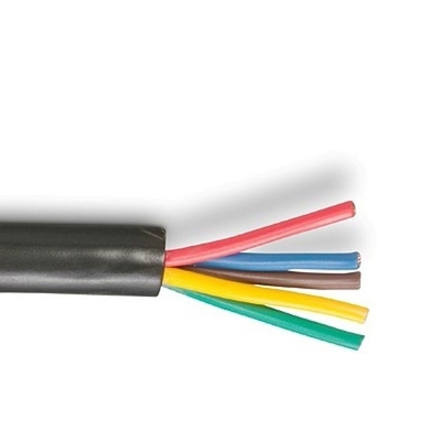 শিল্প 7 কন্ডাক্টর ট্রেলার তারের 10-12-14 AWG GPT নরম পিভিসি জ্যাকেট রঙ কোডযুক্ত তার