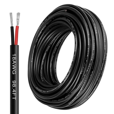 18AWG 2 কন্ডাক্টর 20AWG 3 কন্ডাক্টর বৈদ্যুতিক তারের স্ট্র্যান্ডড পিভিসি টিনযুক্ত তামার তার