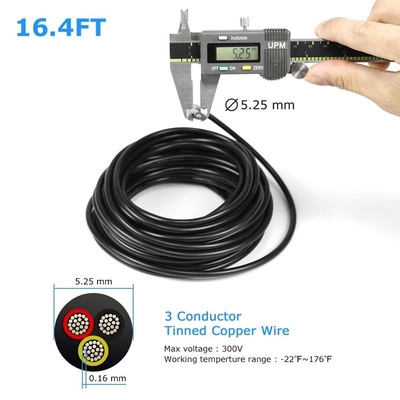 18AWG 2 কন্ডাক্টর 20AWG 3 কন্ডাক্টর বৈদ্যুতিক তারের স্ট্র্যান্ডড পিভিসি টিনযুক্ত তামার তার