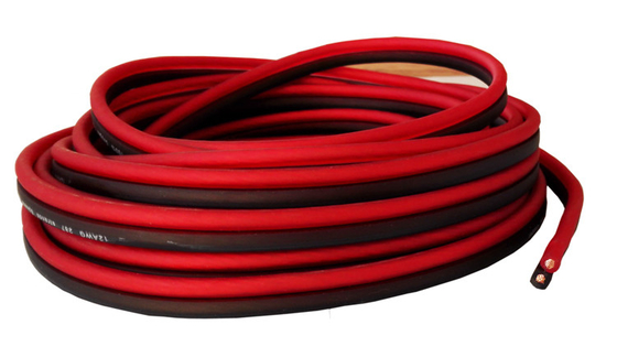 স্বচ্ছ পিভিসি জ্যাকেট 14AWG নমনীয় স্পিকার ওয়্যার 200 ফুট / 60.9 মিটার হোম এবং গাড়ী স্পিকার জন্য