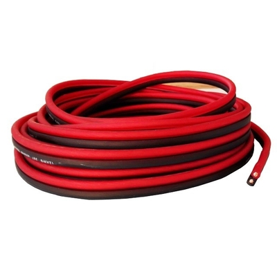 10AWG 10/2 গজ গাড়ি হোম অডিও স্পিকার তারের সঙ্গে সুপার ক্লিয়ার নমনীয় স্বচ্ছ পিভিসি জ্যাকেট এবং টিনযুক্ত সিসিএ অভ্যন্তরীণ কন্ডাক্টর