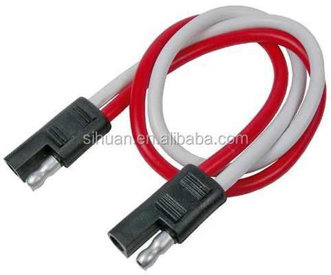 2.8X বাইরের ব্যাসার্ধ 4c 18AWG বাঁধা ট্রেলার তারের প্লাগ সহ তারের খালি তামা কন্ডাক্টর