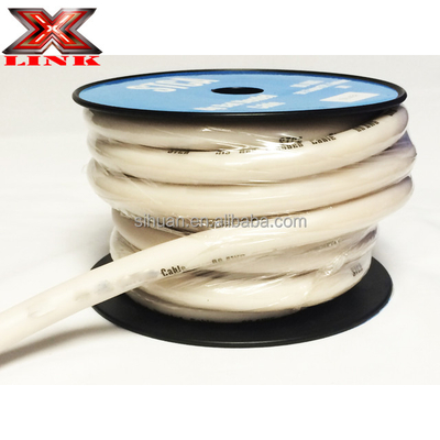 নরম পিভিসি জ্যাকেট নিম্ন ভোল্টেজ গাড়ি 0 2 4 6 8 AWG গ্যাজ আইসোলেশন উপাদান পিভিসি গাড়ি অডিও সাবউফার এম্প্লিফায়ার পাওয়ার ক্যাবল