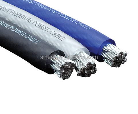 4 AWG কপার প্লাস্টিক অ্যালুমিনিয়াম গাড়ির অডিও পাওয়ার তারের যানবাহন জন্য