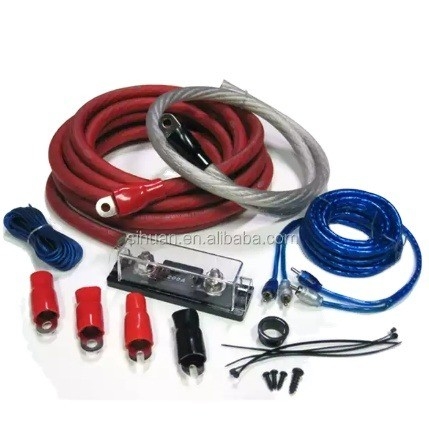 2000W-4000W 4 গজ সিসিএ ওয়্যার এম্প কিট অটো অডিও ইনস্টলেশনের জন্য পুরুষ থেকে পুরুষ কন্ডাক্টর
