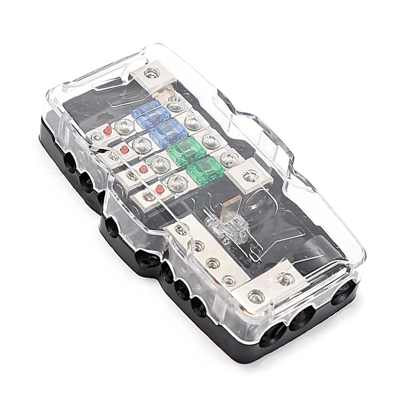 0 AWG 12V মাল্টি-ফাংশনাল মিনি ANL ফিউজ বক্স বিতরণ ব্লক যানবাহন জন্য