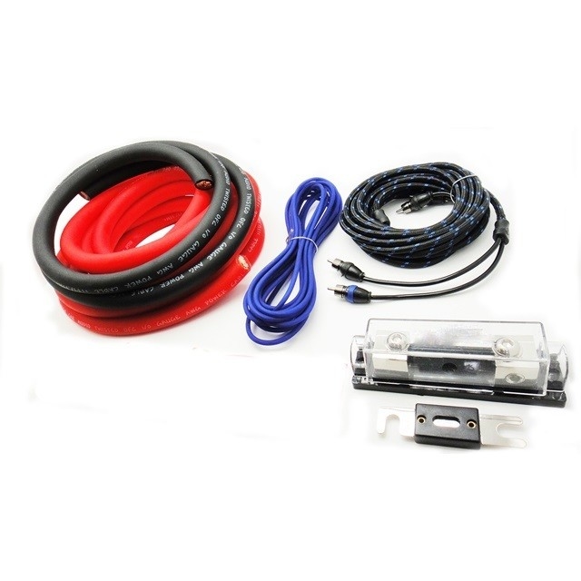 OFC কপার OR CCA 2500W 2000W 1500W অটোমোটিভ এম্প্লিফায়ার ওয়্যারিং কিট