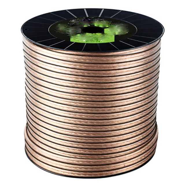 পেশাদার অডিওর জন্য নরম পিভিসি জ্যাকেট 10-18 AWG GA OFC টিনযুক্ত OFC স্পিকার তারের তার