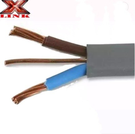 ডাইরেক্ট আর্থ কবর UF-B ফ্ল্যাট ওয়্যার স্ট্র্যান্ডেড অ্যানিলড কপার কন্ডাক্টর এবং আর্থ ওয়্যার সহ