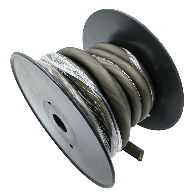 1/0 AWG Gauge Ga Car Audio ব্যাটারি ক্যাবল পাওয়ার ওয়্যার নমনীয় পিভিসি জ্যাকেট সহ 20 * 20 * 16 সেমি